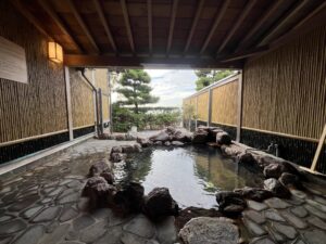 洗心和方の客室露天風呂